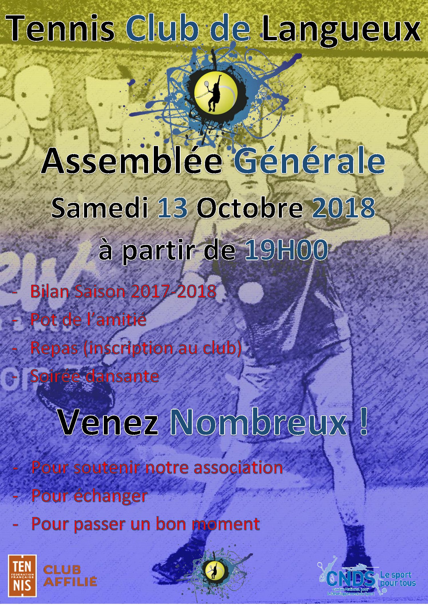 Assemblée Générale 13 Octobre 2018